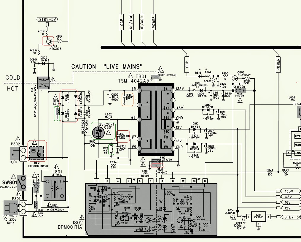 Lcd Tv Schematics Image
